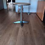 Ronde tafel met essenhout blad, Huis en Inrichting, Ophalen, Rond, Zo goed als nieuw, 60 cm of meer
