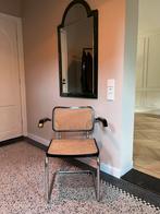 Vintage webbing Marcel Breuer Thonet stoel fauteuil, Huis en Inrichting, Verzenden, Zwart, Zo goed als nieuw, Eén