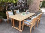 Teakhouten tuinset Teak&Garden tuinstoelen+Allure tafel 🍀, Ophalen, 4 zitplaatsen, Gebruikt, Teakhout