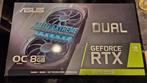 ASUS GeForce RTX 2070 Super Dual OC 8GB, Ophalen, PCI-Express 3, Gebruikt, GDDR6