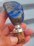 Vintage 80's authentiek Lapis lazuli fles stopper, Ophalen of Verzenden