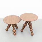 1 Gispen  Richard Hutten Houten bijzettafel  H 50 cm, Huis en Inrichting, Tafels | Bijzettafels, Niet ingevuld, Ophalen of Verzenden