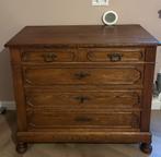 Vintage Frans Dressoir Ladekast/commode, Huis en Inrichting, Kasten | Ladekasten, Ophalen, Gebruikt, 3 of 4 laden, Minder dan 100 cm