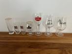 Diverse bierglazen - Brand, Hertog Jan, Texels, Lefort, Vict, Ophalen of Verzenden, Zo goed als nieuw, Bierglas