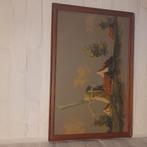 Oud schilderwerk..de zomer., Antiek en Kunst, Ophalen of Verzenden