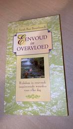 Sarah Ban Breathnach - Eenvoud in overvloed, Boeken, Esoterie en Spiritualiteit, Sarah Ban Breathnach, Ophalen of Verzenden, Zo goed als nieuw