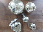 RIVIERA MAISON/BRAXTON ZILVEREN KERST ORNAMENTEN/ BALLEN, Diversen, Kerst, Ophalen of Verzenden, Zo goed als nieuw