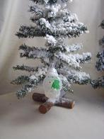 Oude glitter kerstman kerstbal, Diversen, Kerst, Ophalen of Verzenden, Zo goed als nieuw