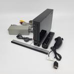 Nintendo Wii - Model: RVL-001 (EUR) 1st edition - Zwart, Gebruikt, Ophalen of Verzenden, Nvt, Met 1 controller