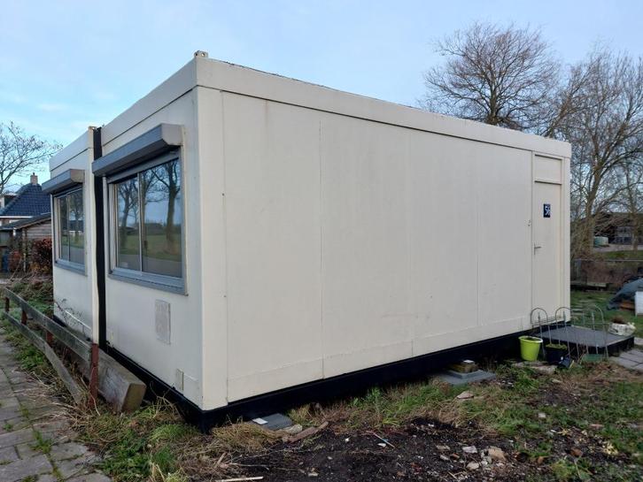 Woon keet, bouwkeet. 2 units 10x3 en 6x3 Douche, toilet, Doe-het-zelf en Verbouw, Bouwketen en Schaftketen, Gebruikt, Ophalen