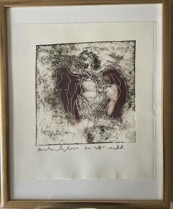 Anton Heyboer - Originele Ets- Perfecte staat beschikbaar voor biedingen