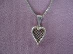 zilver ketting met hanger, Verzenden, Nieuw, Zilver, Overige materialen