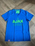 Dames tshirt shirt ajax voetbal blauw als nieuw maat m, Ophalen of Verzenden, Zo goed als nieuw, Blauw, Korte mouw