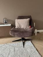 Zitmaxx Albe donkerbruine ribstof, Huis en Inrichting, Fauteuils, Ophalen, Gebruikt