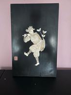 Oosters paneel met ingelegde figuur, Antiek en Kunst, Kunst | Niet-Westerse kunst, Ophalen of Verzenden
