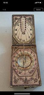 Zakkompas Zonnewijzer met kompas, Antiek en Kunst, Antiek | Gereedschap en Instrumenten, Ophalen of Verzenden