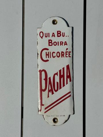 PACHA oud emaille rwclamebord 1949 beschikbaar voor biedingen