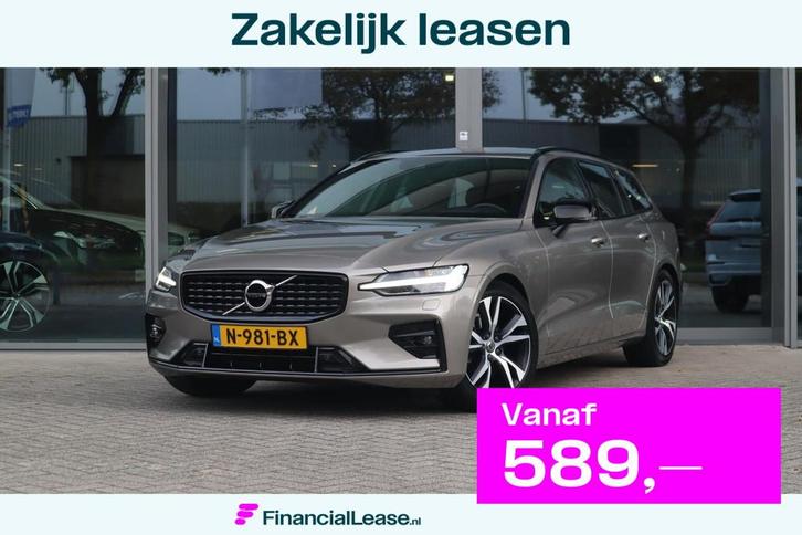 Volvo V60 2.0 B4 R-Design | Verwarmbare voorstoelen| Semi-el, Auto's, Volvo, Bedrijf, Lease, Financial lease, V60, ABS, Achteruitrijcamera