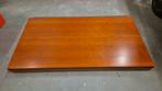 Vintage draaiplateau teak, voor TV of monitor. 70x39 cm, Huis en Inrichting, Bureaus, Gebruikt, Ophalen of Verzenden, Geen idee