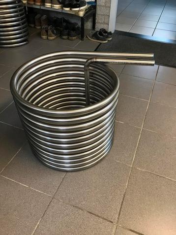 RVS 316 warmtewisselaar spiraal zwembadverwarming hottub beschikbaar voor biedingen