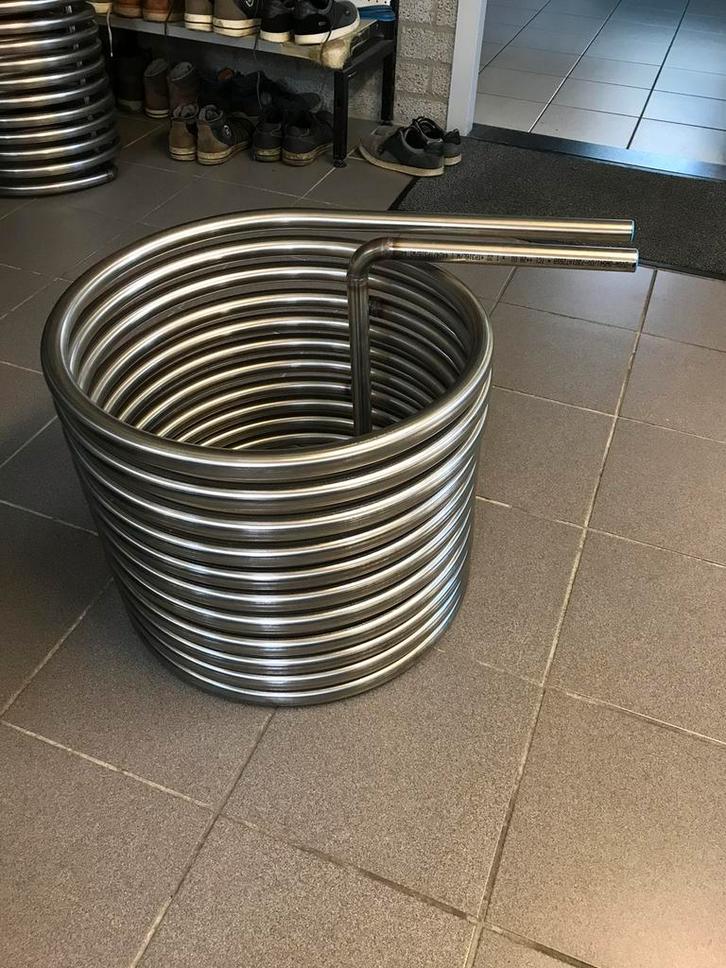 RVS 316 warmtewisselaar spiraal zwembadverwarming hottub, Tuin en Terras, Zwembad-toebehoren, Nieuw, Verwarming, Ophalen of Verzenden