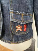 CHIPIE spijkerjas nette staat maat 128 DQ, Gebruikt, Meisje, Ophalen of Verzenden, CHIPIE