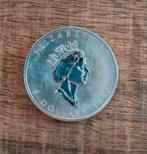 Maple Leaf 1 oz uit 1990, Ophalen of Verzenden, Overige landen, Losse munt, Zilver