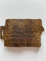 Oude Amsterdamse Belastingplaatjes 1938-1941 - Zeldzaam Item, Ophalen of Verzenden