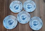 5 Vintage Arcopal Kalinka soep/pasta/diepe borden bloem, Ophalen of Verzenden, Bord(en), Overige stijlen, Glas