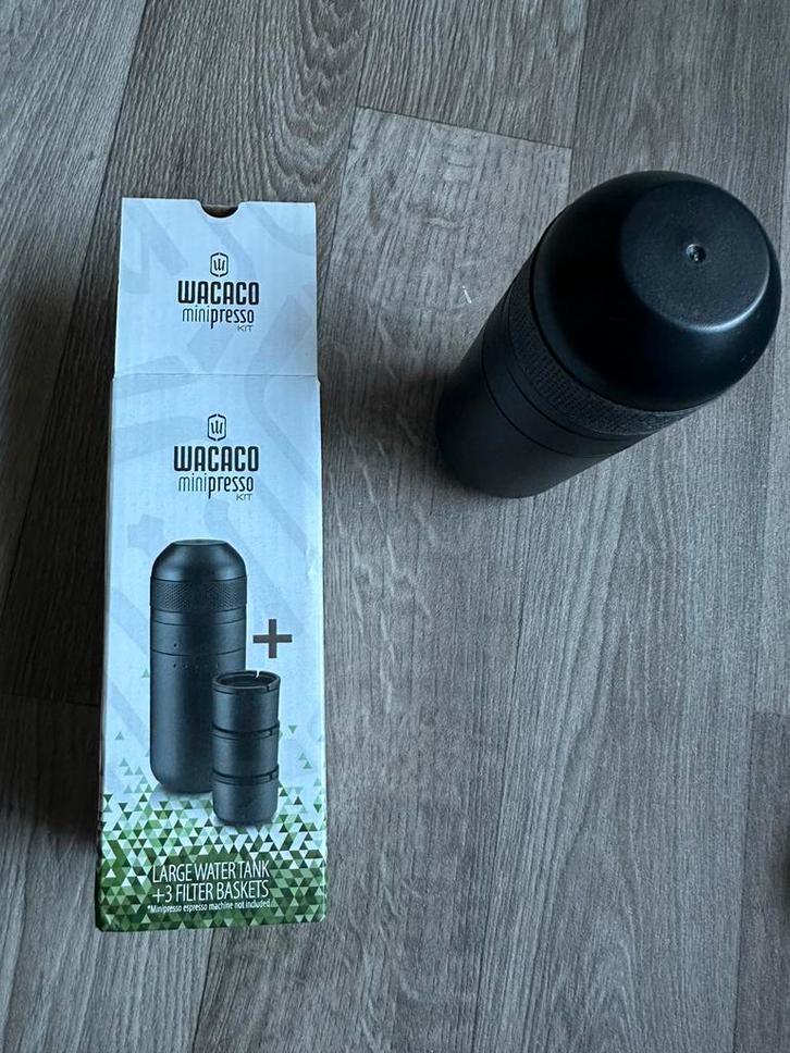 Wacaco minipresso 1x kit / 1x tank, Witgoed en Apparatuur, Koffiezetapparaten, Nieuw, Gemalen koffie, Ophalen of Verzenden