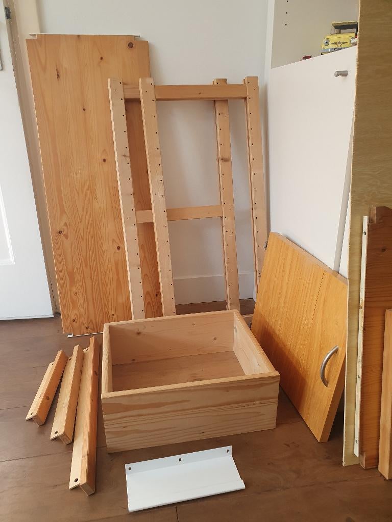 Lundia schappen en staanders, Huis en Inrichting, Kasten | Stellingkasten, Gebruikt, Ophalen