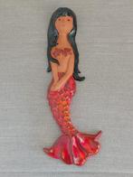 Vintage zeemeermin keramiek, wanddecoratie, wandplaquette, Antiek en Kunst, Ophalen of Verzenden