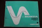 HONDA XL250 K3 K4 1977 parts list XL 250 onderdelen boek, Honda