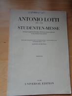 Antonio Lotti – Studenten Messe – koor. Orgel, viool, Muziek en Instrumenten, Bladmuziek, Gebruikt, Ophalen of Verzenden, Thema