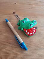Mini krokodil met kiespijn spel (sleutelhanger), Ophalen of Verzenden, Zo goed als nieuw
