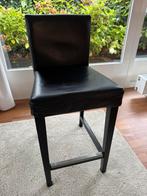 Ikea hoge krukken zwart ‘leer’ x 6, Huis en Inrichting, Barkrukken, Ophalen, 5 krukken of meer, 60 tot 90 cm, Leer