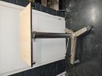 Hydraulisch in Hoogte verstelbare rvs tafel werkplaats, Ophalen