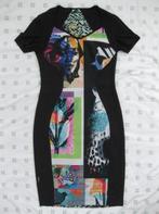 Eroke reversible tweezijdig draagbare jurk, zwart print M, Kleding | Dames, Jurken, Maat 38/40 (M), Overige kleuren, Ophalen of Verzenden