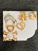 5 BROCHES, Overige materialen, Minder dan 4 cm, Ophalen of Verzenden, Zo goed als nieuw