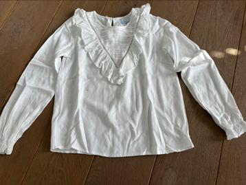 Prachtige witte blouse van Mayoral. Nieuw! 