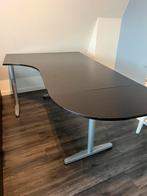 Hoekbureau zwart, Huis en Inrichting, Bureaus, Ophalen, Gebruikt