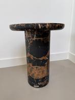 Bijzettafel PolsPotten model Mob marmerlook bruin, Dorpsstraat 82, Rond, Zo goed als nieuw, Info@studiocasco.com