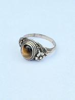 Zilveren Ring met Tijgeroog, Verzenden, ., Zo goed als nieuw, .