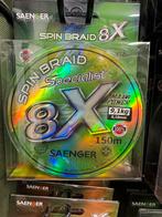 saenger 150 en 1800m rollen 8 braid ! div kleuren en dikte's, Watersport en Boten, Hengelsport | Zeevissen, Japan, Nieuw, Ophalen of Verzenden