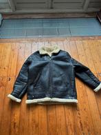 Zgan b3 amerikaanse bomber jas xxl echt schapen leer en bont, Ophalen of Verzenden, Zo goed als nieuw, Overige maten, Bruin