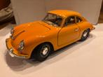 Porsche 356 burago 1:18 oranje, Hobby en Vrije tijd, Modelauto's | 1:18, Ophalen of Verzenden, Zo goed als nieuw, Bburago