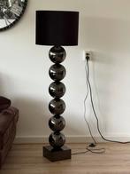 Bollamp - Antraciet - Vloerlamp - Vierkante Voet, Ophalen, Zo goed als nieuw, Minder dan 100 cm