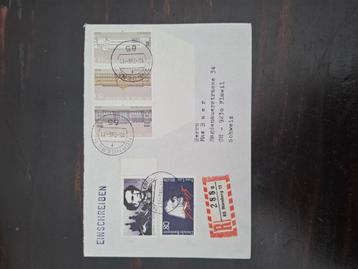 Duitsland 1986 – Aangetekende brief naar Zwitserland beschikbaar voor biedingen