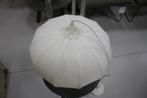 Leuke stoffen hanglamp stof creme lampion Ø40 cm, Ophalen of Verzenden, Zo goed als nieuw, Stof