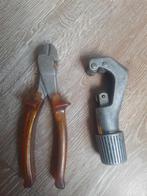 Voorvork buissnijder en kniptang, Ophalen of Verzenden, Gebruikt, Overig gereedschap